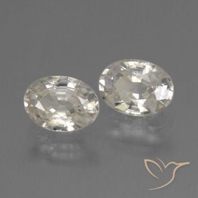 Shop natural 2.62ct ウォームホワイト ジルコン gems, 楕円形, from カンボジア at GemSelect. In stock, global shipping!
