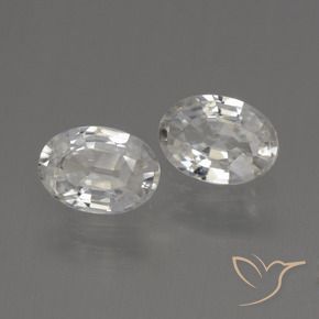Shop natural 2.21ct クリアホワイト ジルコン gems, 楕円形, from カンボジア at GemSelect. In stock, global shipping!