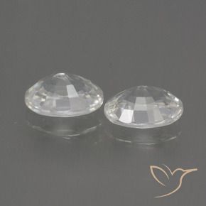 Shop natural 2.50ct ホワイト ジルコン gems, 楕円形, from カンボジア at GemSelect. In stock, global shipping!