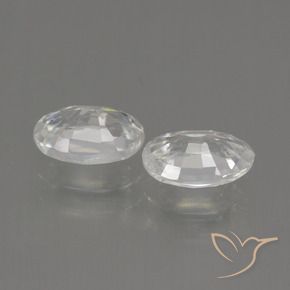 Shop natural 2.36ct ホワイト ジルコン gems, 楕円形, from カンボジア at GemSelect. In stock, global shipping!