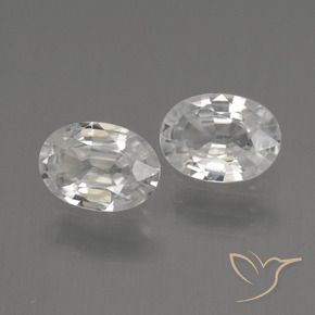 Shop natural 2.09ct ホワイト ジルコン gems, 楕円形, from カンボジア at GemSelect. In stock, global shipping!