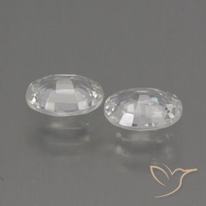 Shop natural 2.09ct ホワイト ジルコン gems, 楕円形, from カンボジア at GemSelect. In stock, global shipping!