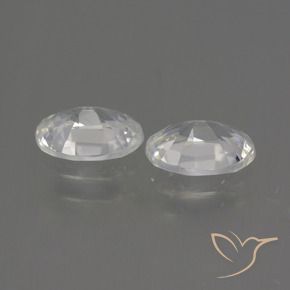Shop natural 2.09ct ホワイト ジルコン gems, 楕円形, from カンボジア at GemSelect. In stock, global shipping!