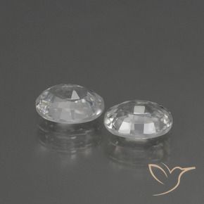 Shop natural 2.56ct ホワイト ジルコン gems, 楕円形, from カンボジア at GemSelect. In stock, global shipping!