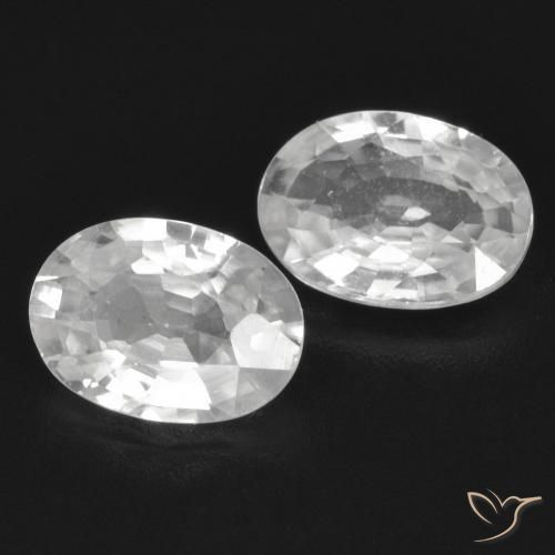 Shop natural 2.19ct ホワイト ジルコン gems, 楕円形, from カンボジア at GemSelect. In stock, global shipping!