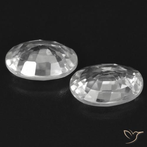 Shop natural 2.19ct ホワイト ジルコン gems, 楕円形, from カンボジア at GemSelect. In stock, global shipping!