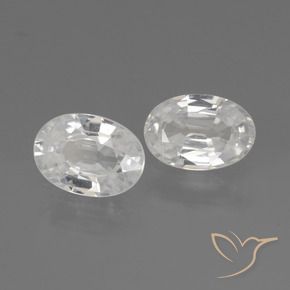 Shop natural 2.33ct ホワイト ジルコン gems, 楕円形, from カンボジア at GemSelect. In stock, global shipping!