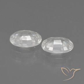 Shop natural 2.33ct ホワイト ジルコン gems, 楕円形, from カンボジア at GemSelect. In stock, global shipping!