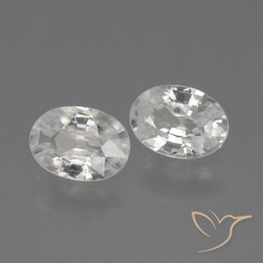 Shop natural 2.20ct ホワイト ジルコン gems, 楕円形, from カンボジア at GemSelect. In stock, global shipping!
