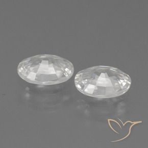 Shop natural 2.25ct ホワイト ジルコン gems, 楕円形, from カンボジア at GemSelect. In stock, global shipping!