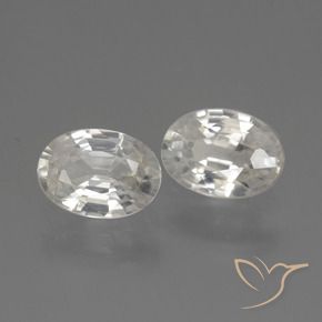 Shop natural 2.40ct ウォームホワイト ジルコン gems, 楕円形, from カンボジア at GemSelect. In stock, global shipping!