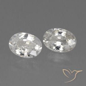 Shop natural 2.50ct ホワイト ジルコン gems, 楕円形, from カンボジア at GemSelect. In stock, global shipping!