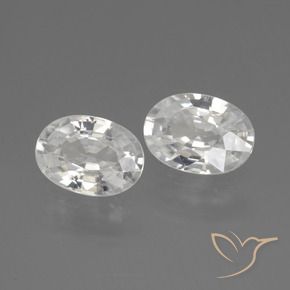 Shop natural 2.21ct ホワイト ジルコン gems, 楕円形, from カンボジア at GemSelect. In stock, global shipping!