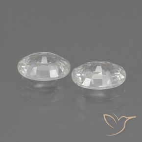Shop natural 2.21ct ホワイト ジルコン gems, 楕円形, from カンボジア at GemSelect. In stock, global shipping!