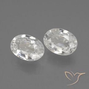 Shop natural 2.17ct ホワイト ジルコン gems, 楕円形, from カンボジア at GemSelect. In stock, global shipping!