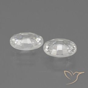 Shop natural 2.17ct ホワイト ジルコン gems, 楕円形, from カンボジア at GemSelect. In stock, global shipping!