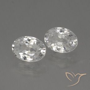 Shop natural 2.47ct ホワイト ジルコン gems, 楕円形, from カンボジア at GemSelect. In stock, global shipping!
