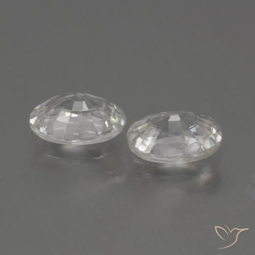Shop natural 2.24ct ホワイト ジルコン gems, 楕円形, from カンボジア at GemSelect. In stock, global shipping!