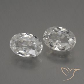 Shop natural 2.55ct ウォームホワイト ジルコン gems, 楕円形, from カンボジア at GemSelect. In stock, global shipping!
