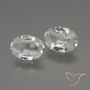 Shop natural 2.20ct ホワイト ジルコン gems, 楕円形, from カンボジア at GemSelect. In stock, global shipping!