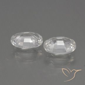 Shop natural 2.20ct ホワイト ジルコン gems, 楕円形, from カンボジア at GemSelect. In stock, global shipping!
