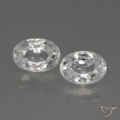 Shop natural 2.55ct ホワイト ジルコン gems, 楕円形, from カンボジア at GemSelect. In stock, global shipping!