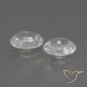 Shop natural 2.55ct ホワイト ジルコン gems, 楕円形, from カンボジア at GemSelect. In stock, global shipping!