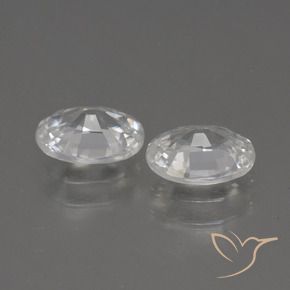 Shop natural 2.18ct ホワイト ジルコン gems, 楕円形, from カンボジア at GemSelect. In stock, global shipping!