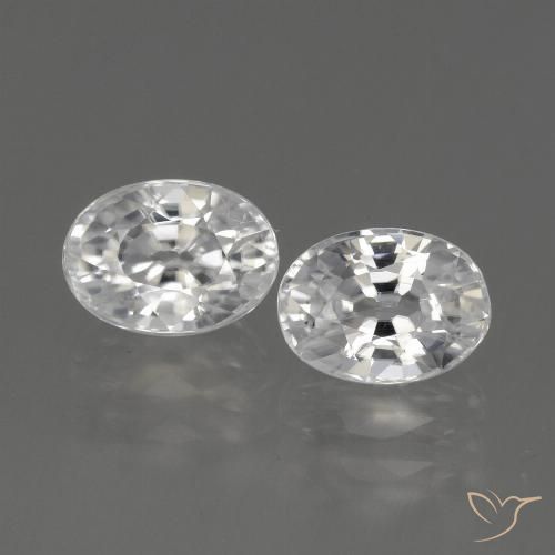Shop natural 2.94ct ホワイト ジルコン gems, 楕円形, from カンボジア at GemSelect. In stock, global shipping!