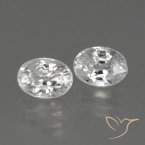 Shop natural 2.94ct ホワイト ジルコン gems, 楕円形, from カンボジア at GemSelect. In stock, global shipping!