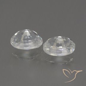 Shop natural 2.94ct ホワイト ジルコン gems, 楕円形, from カンボジア at GemSelect. In stock, global shipping!