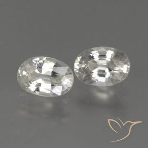 Shop natural 2.36ct ウォームホワイト ジルコン gems, 楕円形, from カンボジア at GemSelect. In stock, global shipping!