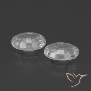Shop natural 2.27ct ホワイト ジルコン gems, 楕円形, from カンボジア at GemSelect. In stock, global shipping!