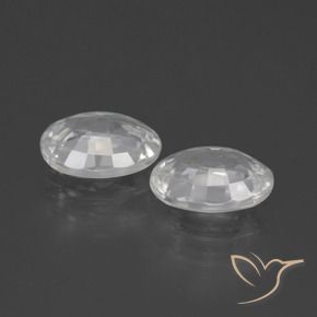 Shop natural 2.39ct ホワイト ジルコン gems, 楕円形, from カンボジア at GemSelect. In stock, global shipping!