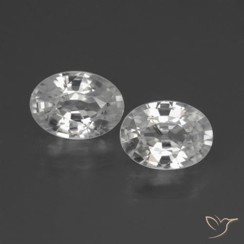 Shop natural 2.26ct ホワイト ジルコン gems, 楕円形, from カンボジア at GemSelect. In stock, global shipping!