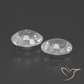 Shop natural 2.26ct ホワイト ジルコン gems, 楕円形, from カンボジア at GemSelect. In stock, global shipping!