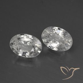 Shop natural 2.25ct ホワイト ジルコン gems, 楕円形, from カンボジア at GemSelect. In stock, global shipping!