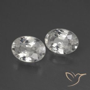 Shop natural 2.24ct ホワイト ジルコン gems, 楕円形, from カンボジア at GemSelect. In stock, global shipping!