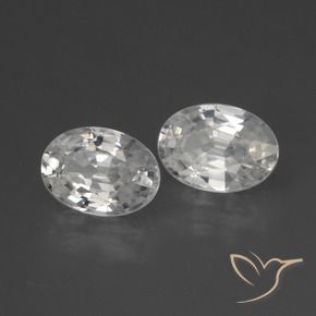 Shop natural 2.39ct ホワイト ジルコン gems, 楕円形, from カンボジア at GemSelect. In stock, global shipping!