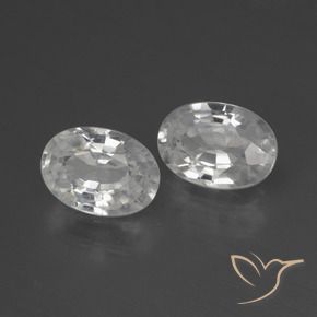 Shop natural 2.10ct ホワイト ジルコン gems, 楕円形, from カンボジア at GemSelect. In stock, global shipping!