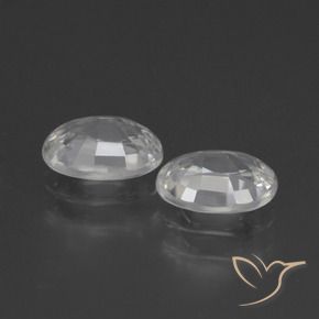 Shop natural 2.39ct ホワイト ジルコン gems, 楕円形, from カンボジア at GemSelect. In stock, global shipping!