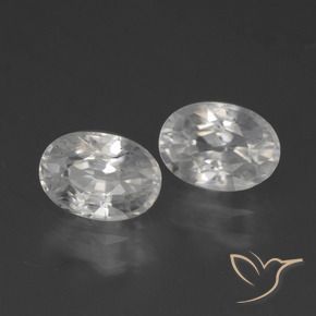 Shop natural 2.66ct ホワイト ジルコン gems, 楕円形, from カンボジア at GemSelect. In stock, global shipping!