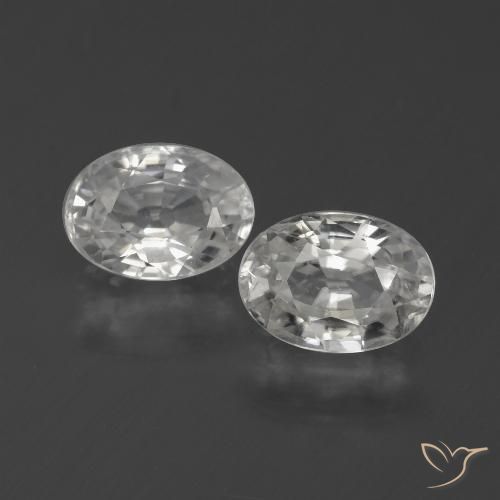 Shop natural 2.42ct ホワイト ジルコン gems, 楕円形, from カンボジア at GemSelect. In stock, global shipping!