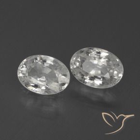 Shop natural 2.42ct ホワイト ジルコン gems, 楕円形, from カンボジア at GemSelect. In stock, global shipping!