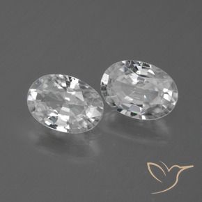 Shop natural 2.32ct ホワイト ジルコン gems, 楕円形, from カンボジア at GemSelect. In stock, global shipping!