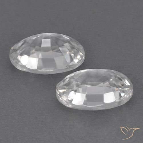 Shop natural 2.48ct ホワイト ジルコン gems, 楕円形, from カンボジア at GemSelect. In stock, global shipping!