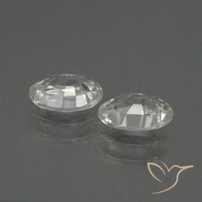 Shop natural 2.10ct ホワイト ジルコン gems, 楕円形, from カンボジア at GemSelect. In stock, global shipping!