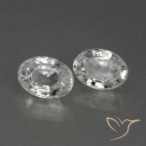 Shop natural 2.59ct ホワイト ジルコン gems, 楕円形, from カンボジア at GemSelect. In stock, global shipping!