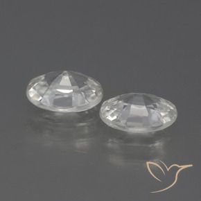 Shop natural 2.31ct ホワイト ジルコン gems, 楕円形, from カンボジア at GemSelect. In stock, global shipping!