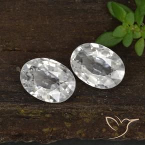 Shop natural 2.30ct ホワイト ジルコン gems, 楕円形, from カンボジア at GemSelect. In stock, global shipping!